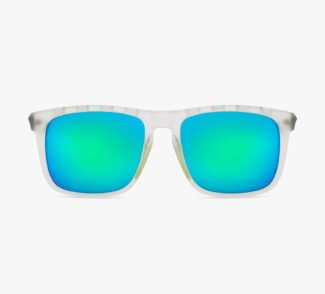White Transparent Green Transparent Full Sunglass