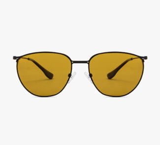 Yellow Black Full Rim Cat Eye Vincent Chase Polarized