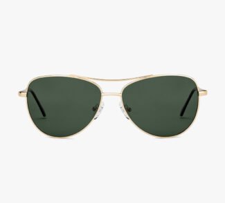 Vincent Chase Gold Medium Pilot Sunglasses